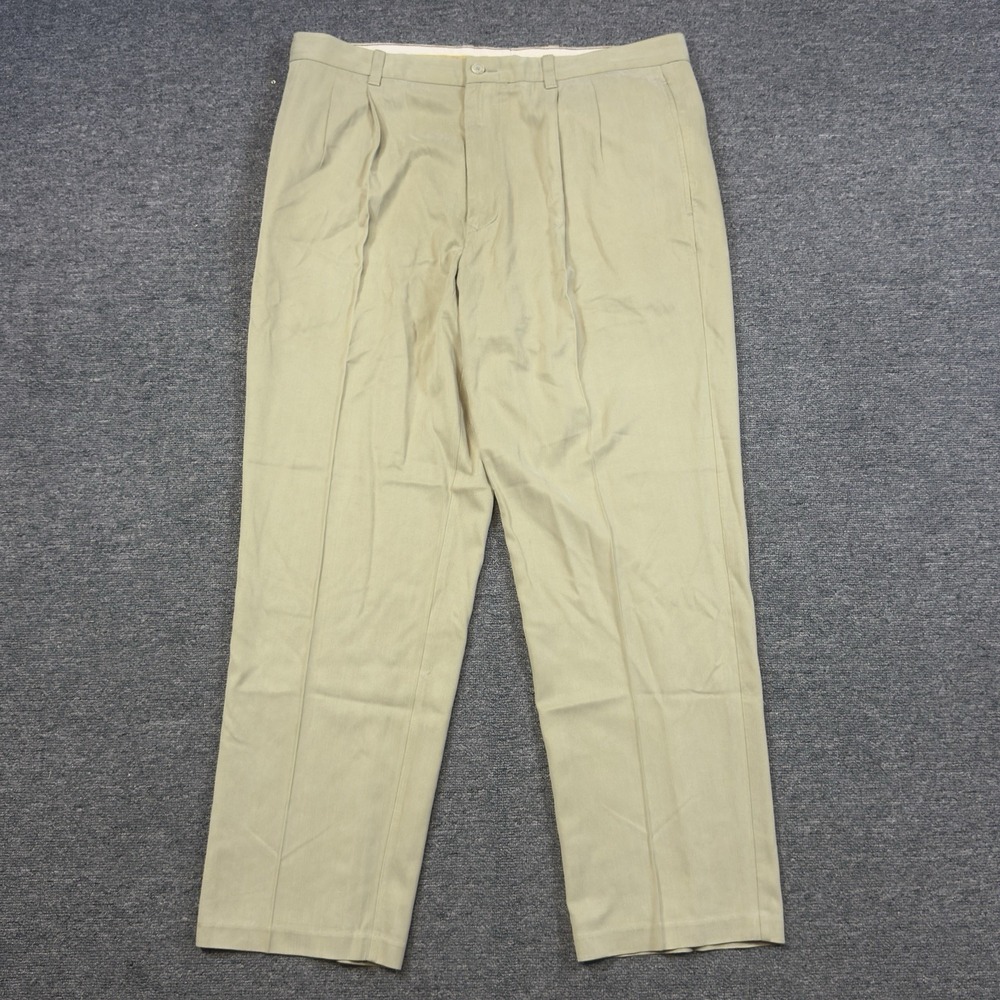 Tommy Bahama Beige Silk Blend Dress Pants Chinos Men's Size 36/30 Golf Casual